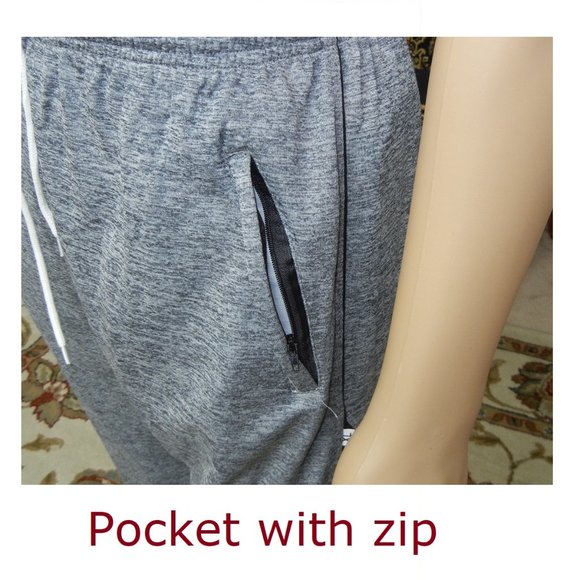 Joggers / casual pants for men - Gray joggers for men - Picture 5 of 7